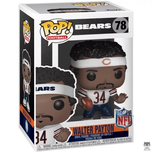 Figurine Funko POP Walter Payton (Maillot Extérieur) (Pop! Vinyl)
