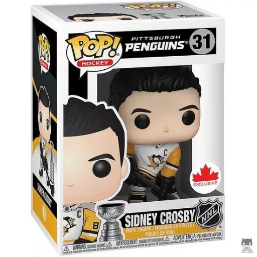 Figurine Funko POP Sidney Crosby (NHL : Ligue Nationale de Hockey)