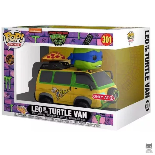 Figurine Funko POP Leonardo dans le Van des Tortues Ninja (Ninja Turtles : Teenage Years)