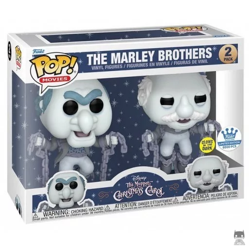 Figurine Funko POP Les Frères Marley (Glow in the Dark) (Noël chez les Muppets)