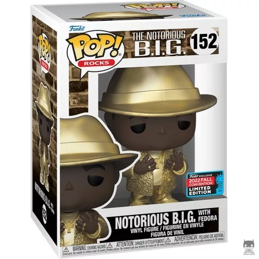 Figurine Funko POP Notorious B.I.G avec Federoa (Notorious B.I.G)
