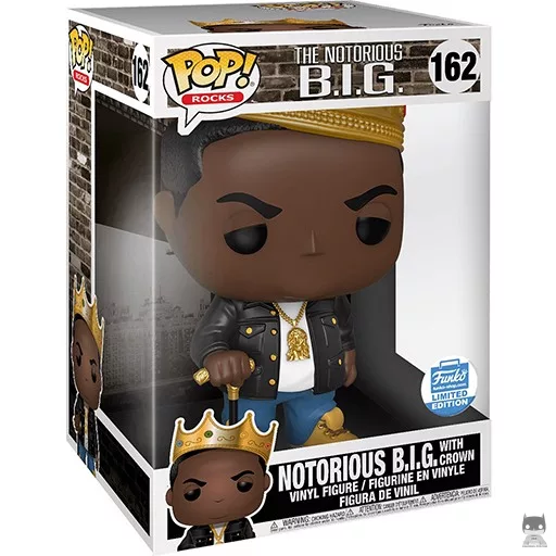 Figurine Funko POP Notorious B.I.G. avec Couronne (Supersized) (Notorious B.I.G)