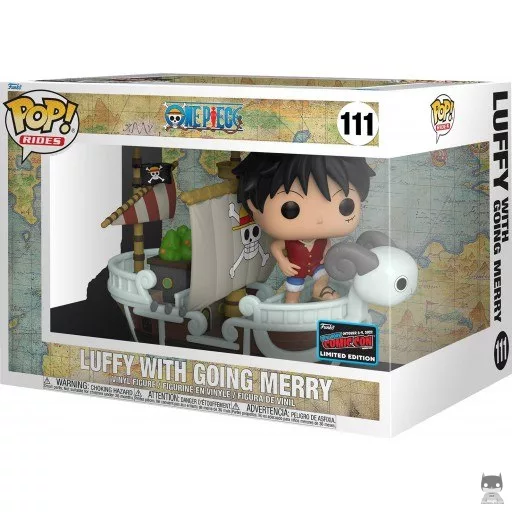 Figurine Funko POP Luffy sur Vogue Merry (Exclusive)