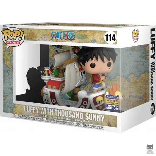 Figurine Funko POP Luffy avec Thousand Sunny (One Piece)