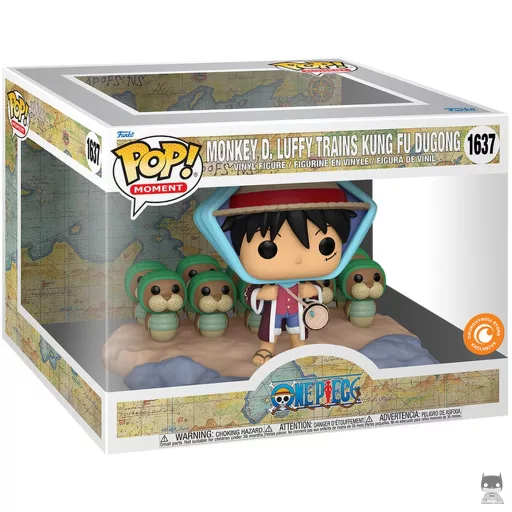 Figurine Funko POP Monkey D. Luffy entraîne les Kung Fu Dugong (Anime Moments)