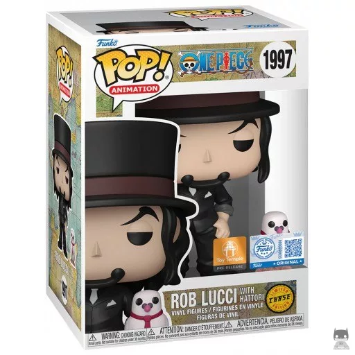 Figurine Funko POP Rob Lucci avec Hattori (Chase) (Chase)
