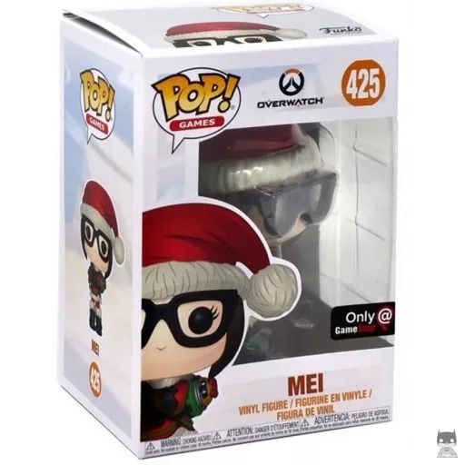 Figurine Funko POP Mei (Noël) (Overwatch)