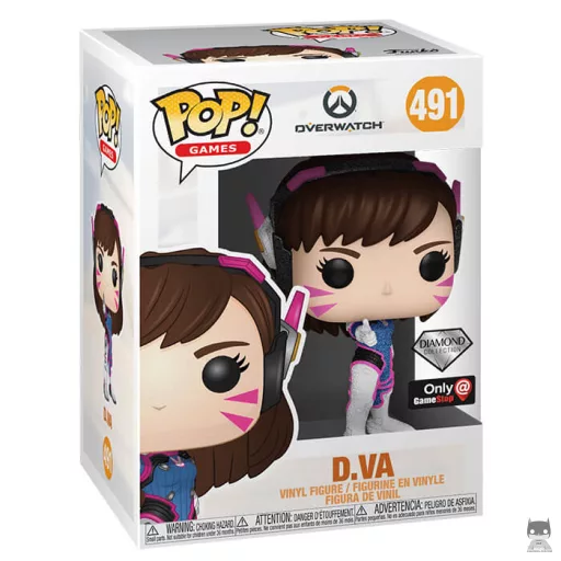 Figurine Funko POP D.Va (Diamond Glitter) (GameStop)