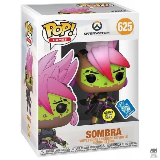 Figurine Funko POP Sombra (Glow in the Dark) (GameStop)