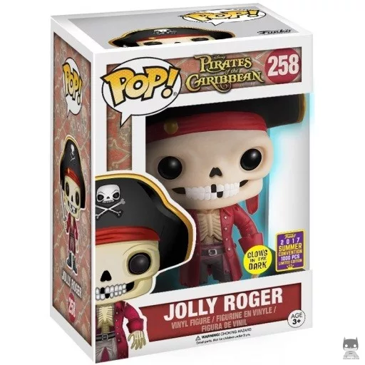 Figurine Funko POP Jolly Roger de Pirates des Caraïbes (Parcs Disney)