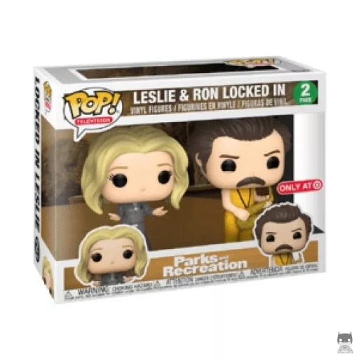 Figurine Funko POP Leslie & Ron Enfermés (Parcs et Loisirs)