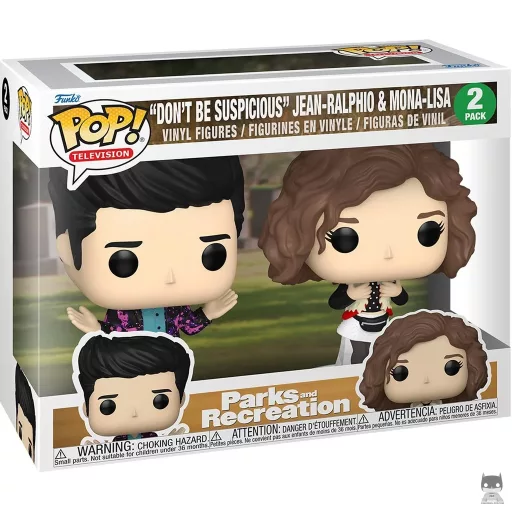 Figurine Funko POP "Ne vous méfiez pas" Jean-Ralphio & Mona-Lisa (Parcs et Loisirs)