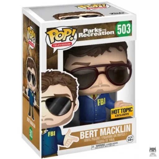 Figurine Funko POP Andy Dwyer (en Bert Macklin) (Parcs et Loisirs)