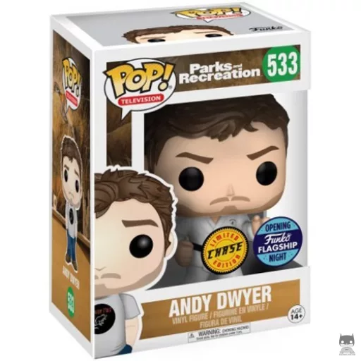 Figurine Funko POP Andy Dwyer (Chase) (Parcs et Loisirs)