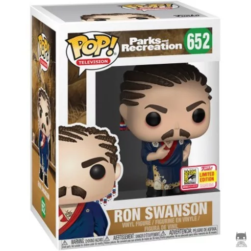 Figurine Funko POP Ron Swanson (avec Dreadlocks) (Parcs et Loisirs)