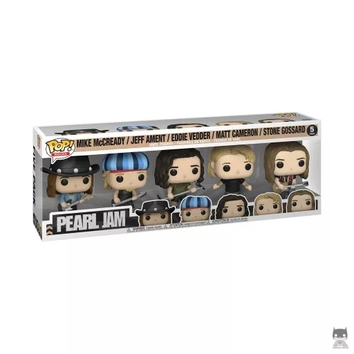 Figurine Funko POP Mike McCready, Jeff Ament, Eddie Vedder, Matt Cameron & Stone Gossard (Pop! Vinyl)