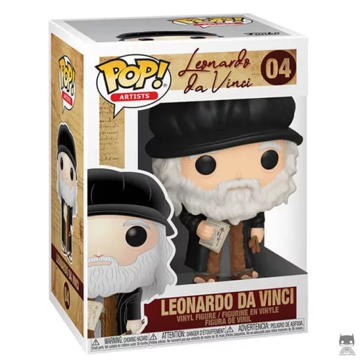 Figurine Funko POP Léonard de Vinci (Personnalités publiques)