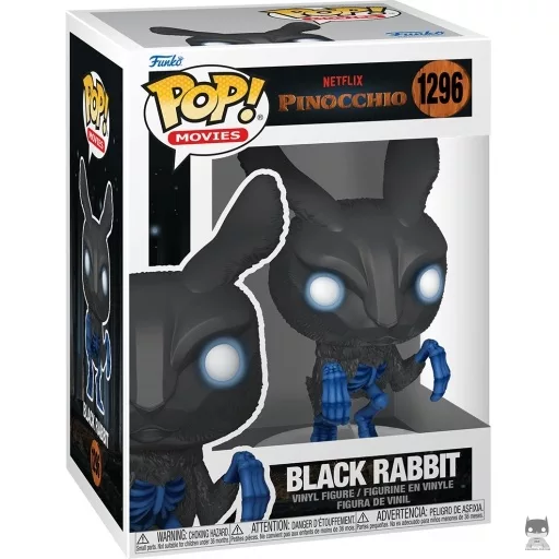Figurine Funko POP Lapin Noir (Pinocchio (Netflix))