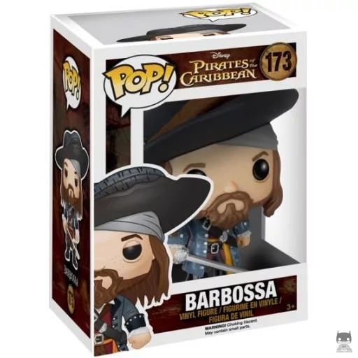 Figurine Funko POP Capitaine Barbossa (Pirates des Caraïbes)