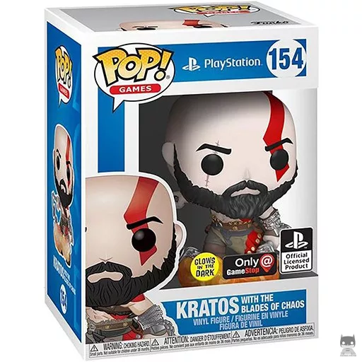Figurine Funko POP Kratos avec les Lames du Chaos (Playstation)