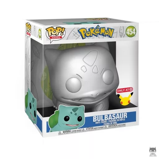 Figurine Funko POP Bulbasaur (Supersized 10'' & Metallic) (Pokémon)