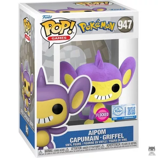 Figurine Funko POP Capumain (Flocked) (Pokémon)