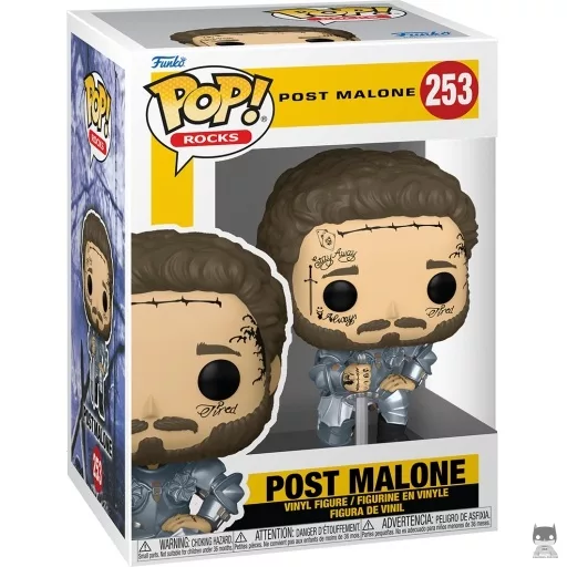 Figurine Funko POP Post Malone en Armure de Chevalier (Post Malone)