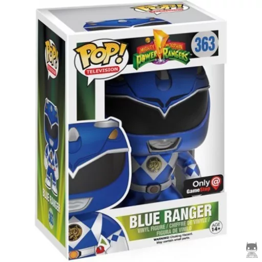 Figurine Funko POP Ranger Bleu (Metallic) (Metallic)