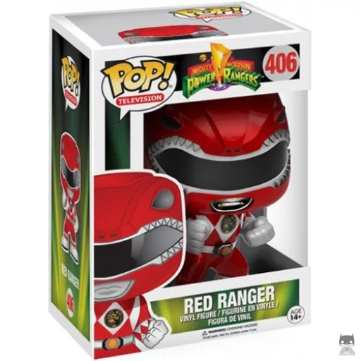 Figurine Funko POP Ranger Rouge (Metallic) (Hot Topic)