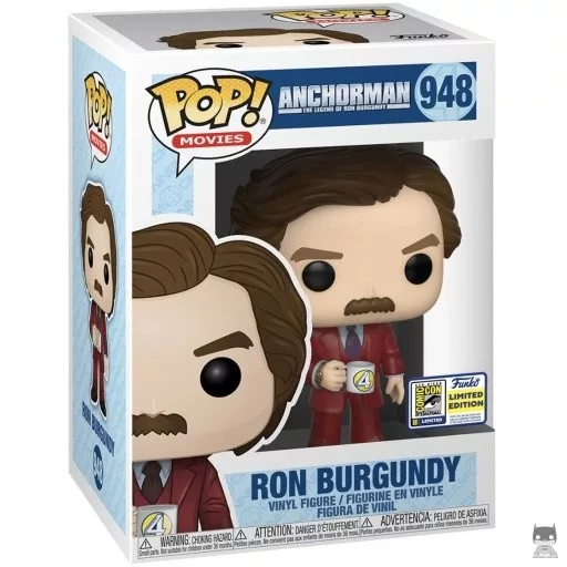 Figurine Funko POP Ron Burgundy (Présentateur vedette : La Légende de Ron Burgundy)
