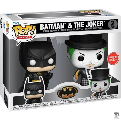 Figurine Funko POP Batman & Le Joker  (Batman 1989) (Pop! Vinyl)