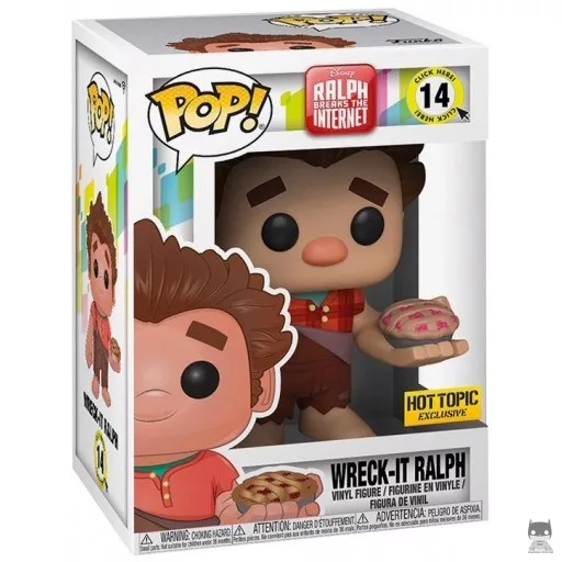 Figurine Funko POP Ralph la Casse avec tarte aux cerises (Ralph 2.0)