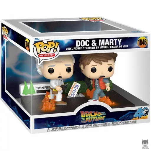 Figurine Funko POP Doc & Marty (Retour vers le futur)