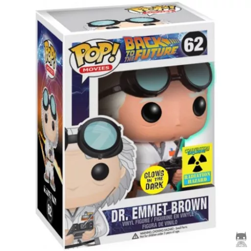 Figurine Funko POP Dr. Emmett Brown (Glow in the Dark) (Retour vers le futur)