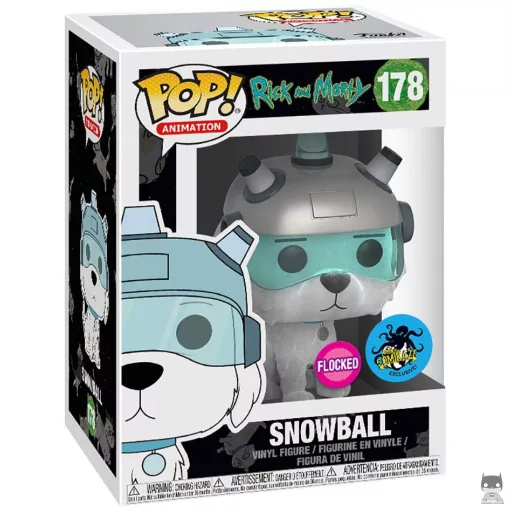 Figurine Funko POP Snowball (Flocked) (Rick et Morty)