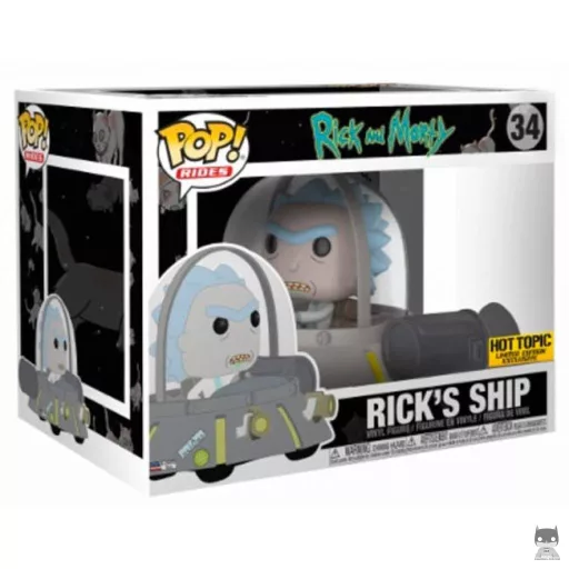 Figurine Funko POP Rick dans son Vaisseau (Rick et Morty)