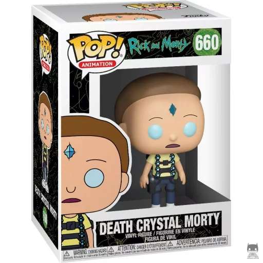 Figurine Funko POP Morty avec Cristal de Mort (Rick et Morty)