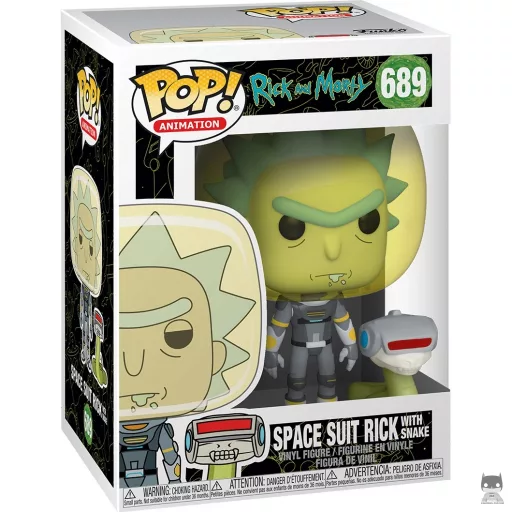 Figurine Funko POP Rick Cosmonaute avec Serpent (Rick et Morty)
