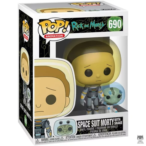 Figurine Funko POP Morty Cosmonaute avec Serpent (Rick et Morty)