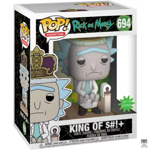 Figurine Funko POP Roi de M#!+ (Rick et Morty)