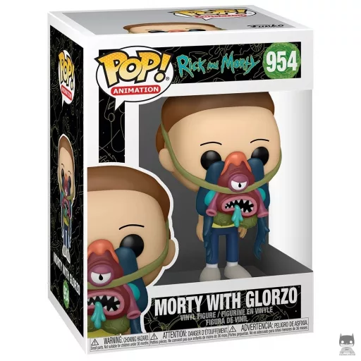 Figurine Funko POP Morty avec Glorzo (Morty (Mortimer Smith))
