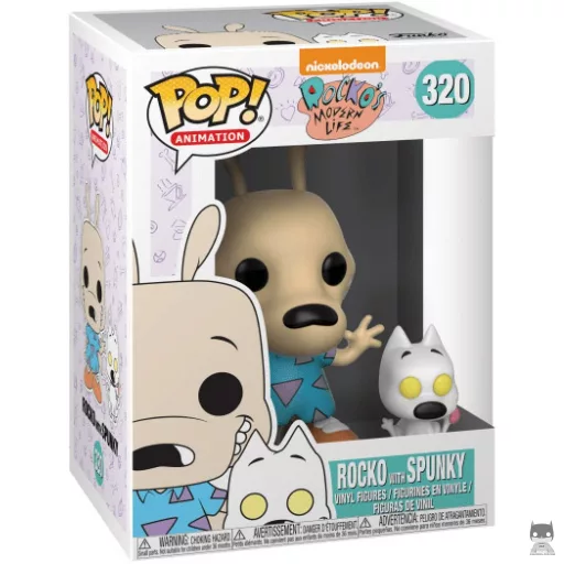 Figurine Funko POP Rocko avec Spunky (Rocko's Modern Life)