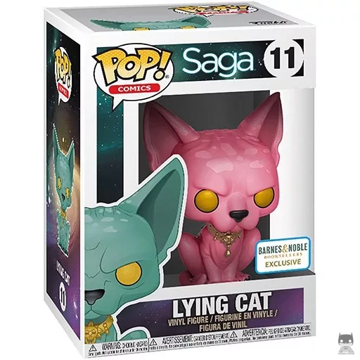 Figurine Funko POP Chat Mensonge (Rose) (Barnes & Noble)