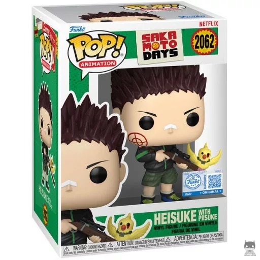 Figurine Funko POP Heisuke avec Piisuke (Sakamoto Days)