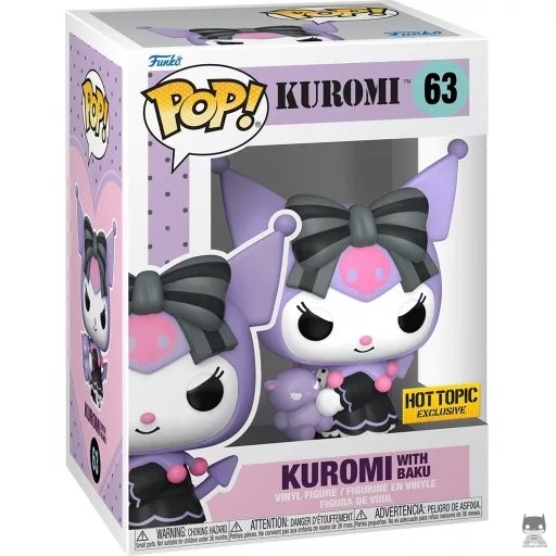 Figurine Funko POP Kuromi avec Baku (Sanrio)