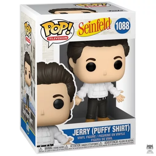 Figurine Funko POP Jerry avec chemise bouffante (Seinfeld)