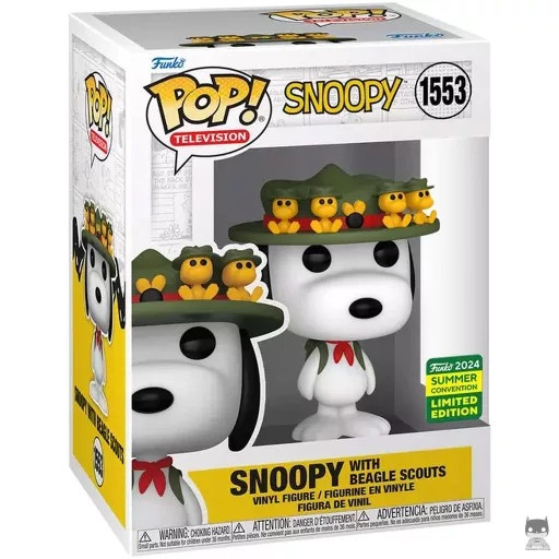 Figurine Funko POP Snoopy avec les Beagle Scouts (Snoopy)