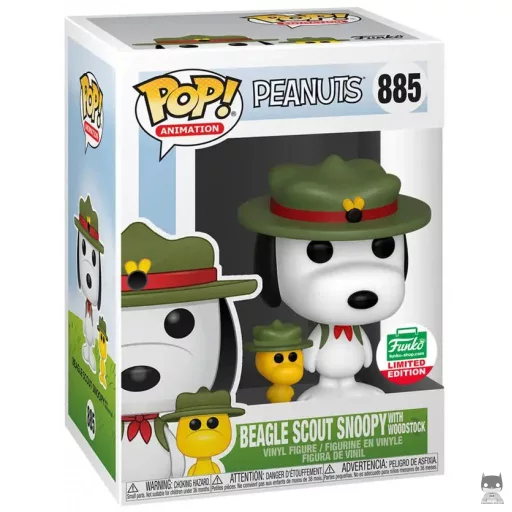 Figurine Funko POP Snoopy Scout avec Woodstock (Funko Shop)