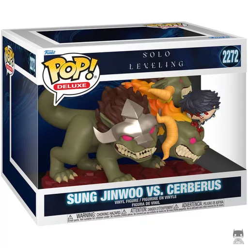 Figurine Funko POP Sung Jinwoo vs. Cerberus (Solo Leveling)