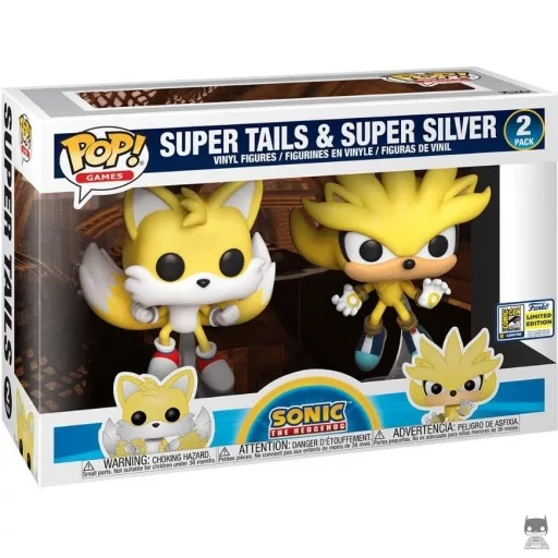 Figurine Funko POP Super Tails & Super Silver (Pop! Vinyl)